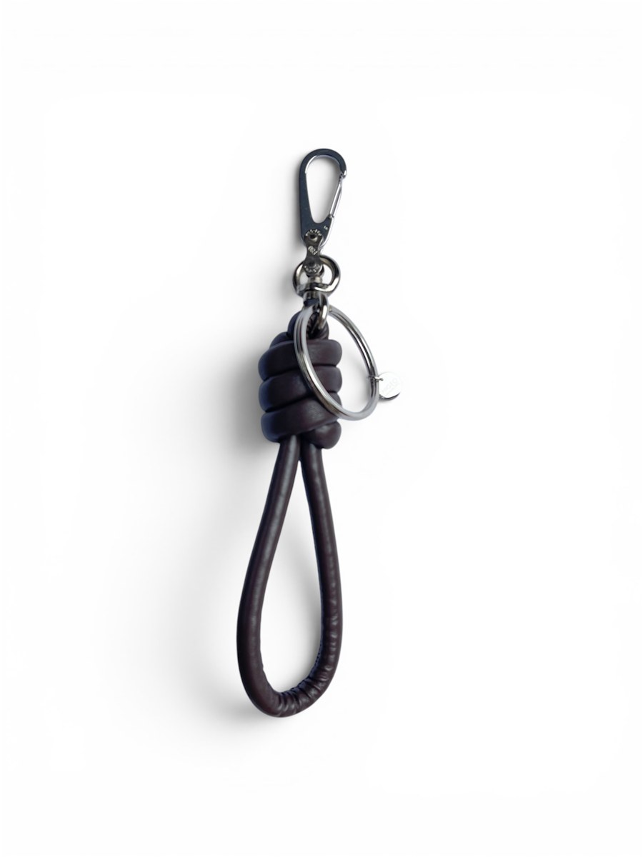 Key Fob Dark Brown